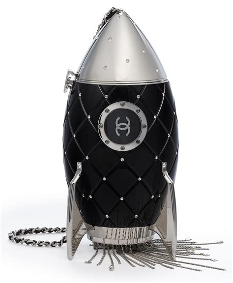 chanel rocket purse price|Chanel Limited Edition Black Lucite And Crystal Rocket Ship Even.